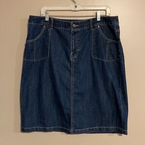 CJ Banks Denim Skirt  size 16W
NWOT